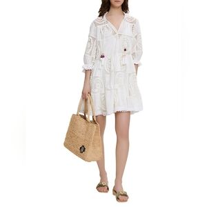 11. NWT MAJE RIBLANC TIERED DRESS SIZE 34 / XS